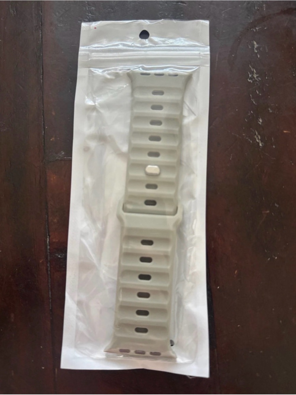 Silicone Smartwatch Band - Light Gray